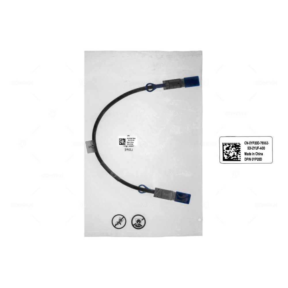 YP20D-NEW DELL SFF-8088 TO SFF-8088 6GB SAS CABLE 0.5M YP20D, 0YP20D,