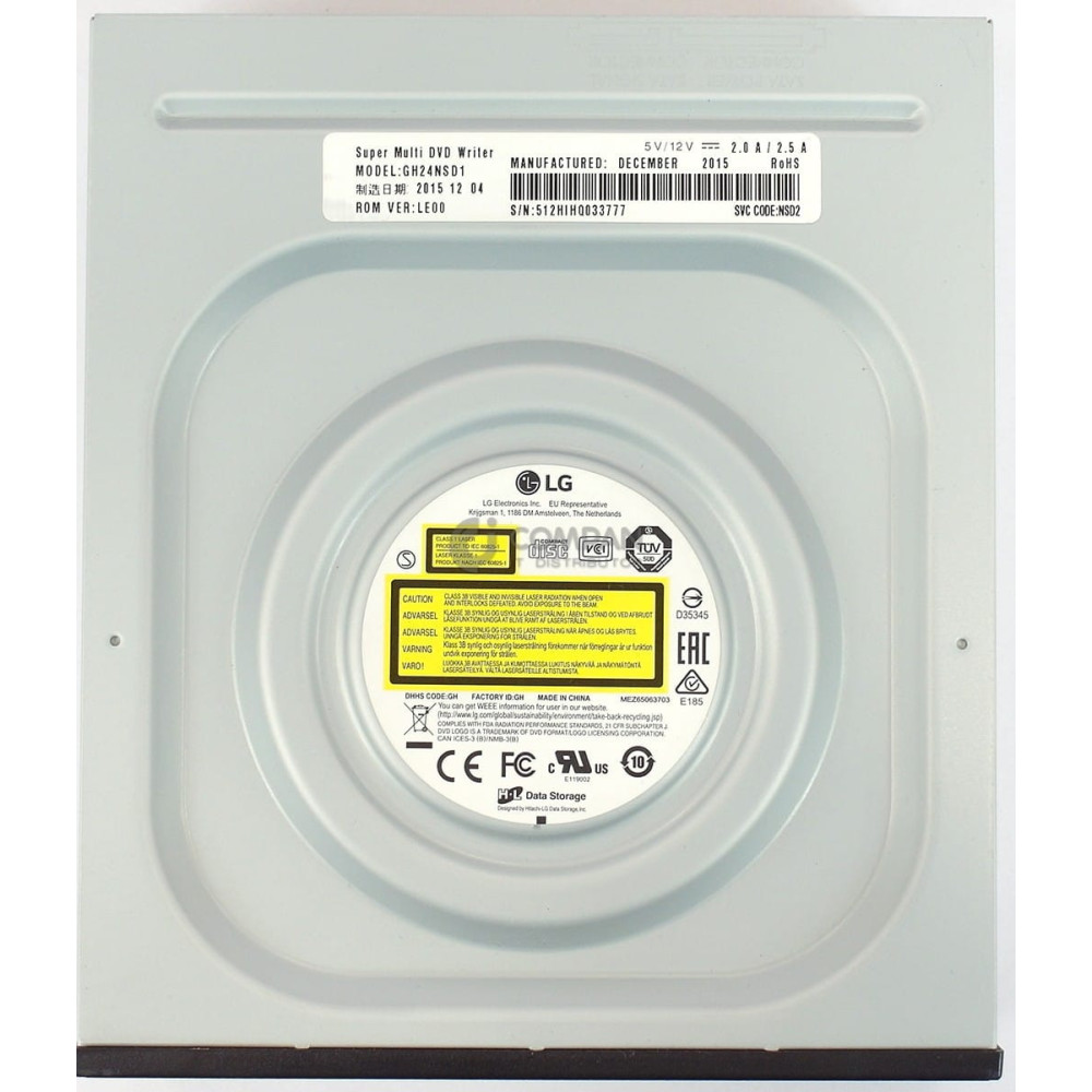 GH24NSD1 LG DATA STORAGE 5.25 SUPER-MULTI DVD WRITER SATA - BLACK