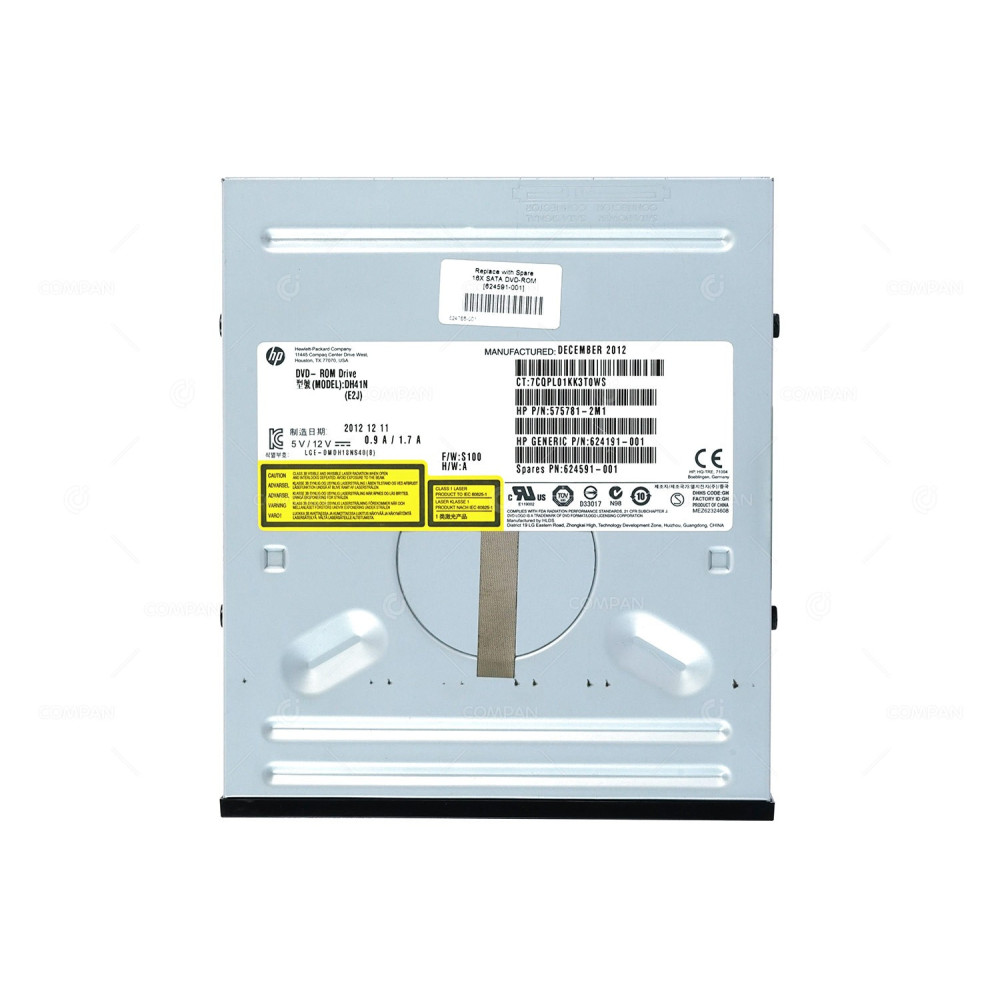 624591-001 HP HALF-HEIGHT SATA DVD ROM JB OPTICAL DRIVE ML350P G8 624191-001,575781-2M1, DH41N