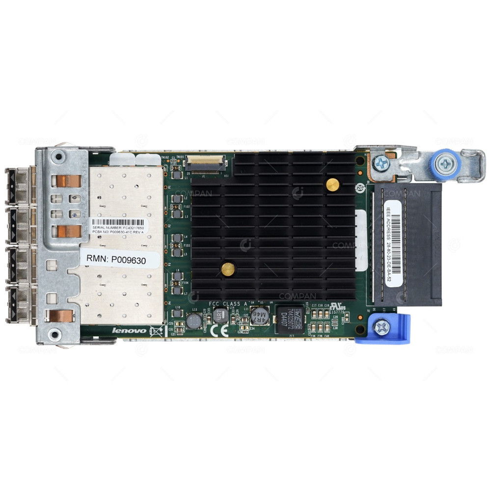 00FC461 LENOVO LPM15004-M8-L ANYFABRIC 8GB QUAD PORT FC ADAPTER FOR THINKSER - LPM15004-M8-L