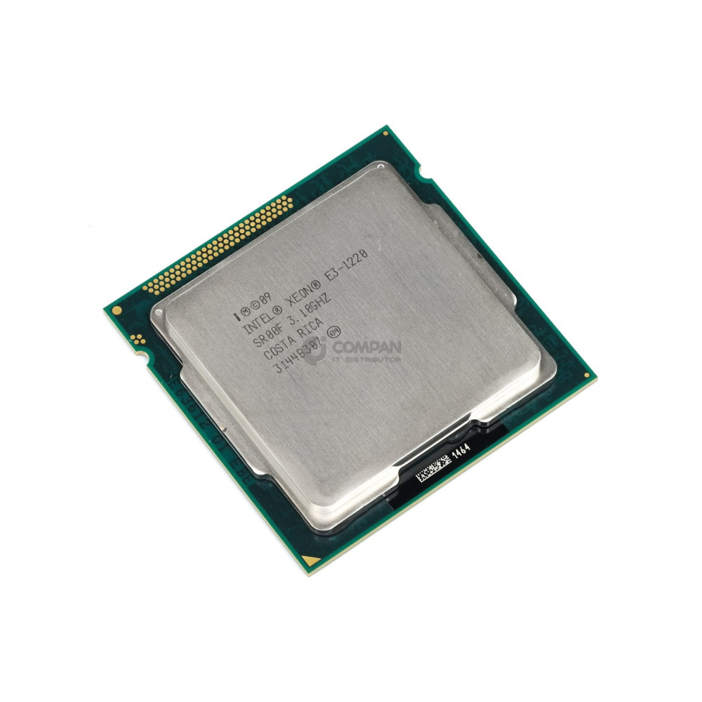 SR00F INTEL XEON E3-1220 3.10GHZ 4 CORE 8MB L3 CACHE 80W LGA1155