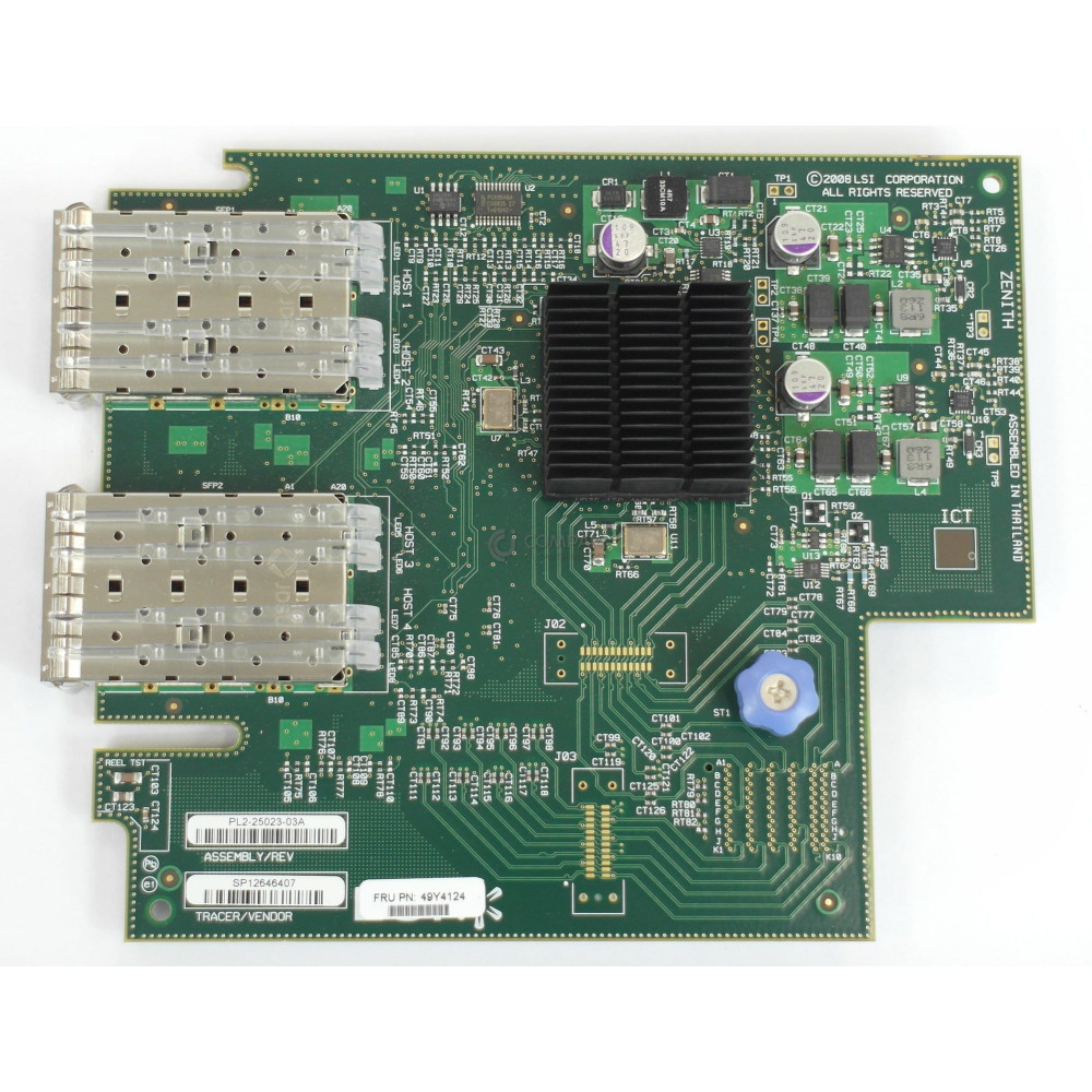 49Y4124 IBM SYSTEM DS5100 DS5300 4-PORT 8GB FC HOST INTERFACE CARD - PL2-25023-03A