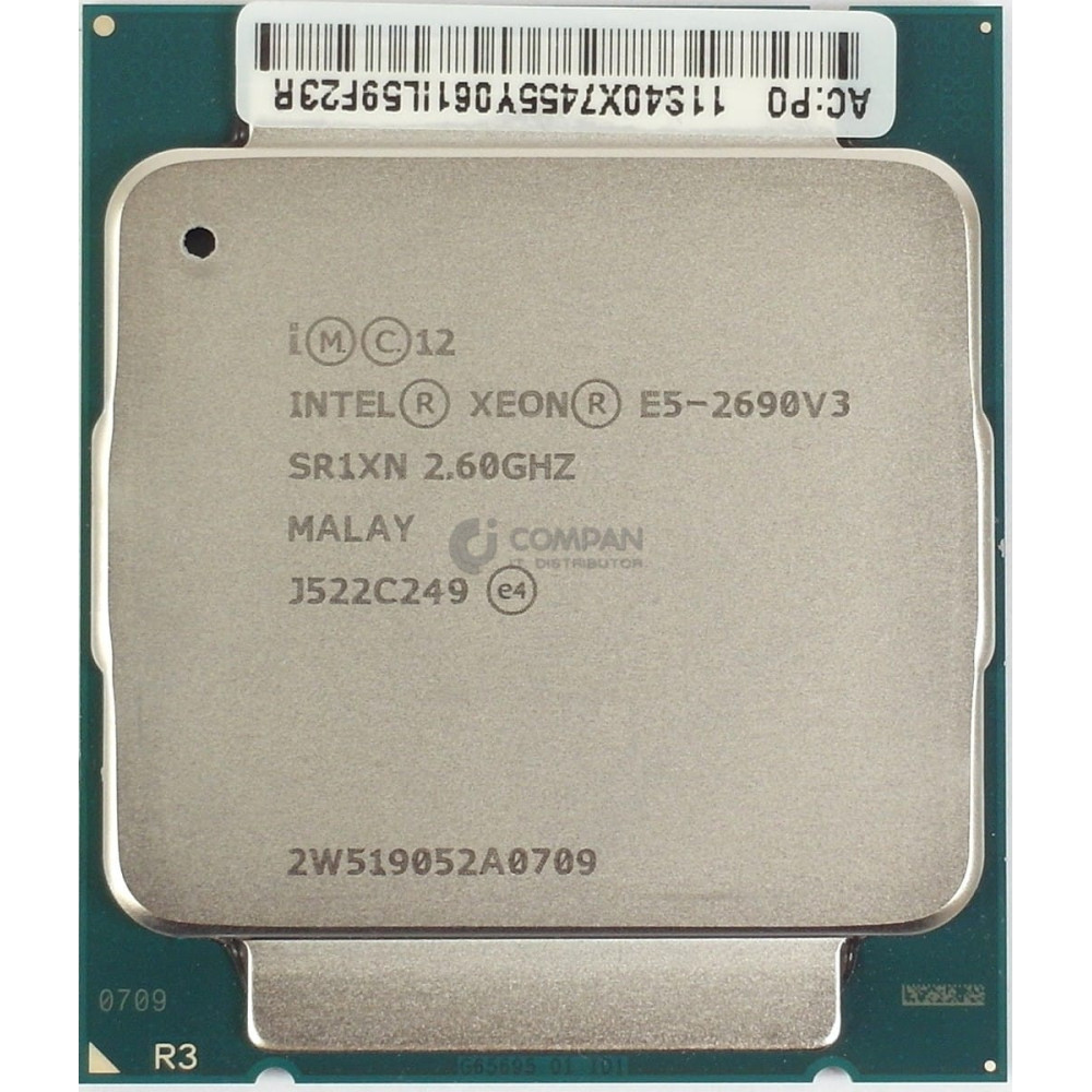 SR1XN INTEL XEON E5-2690 V3 2.60GHZ 12 CORE 30MB CACHE -