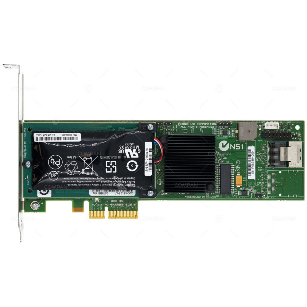 8704ELP LSI LOGIC MEGARAID 8704ELP 3GB/S 4-PORT PCI-E SAS CONTROLLER - L3-01116-28A