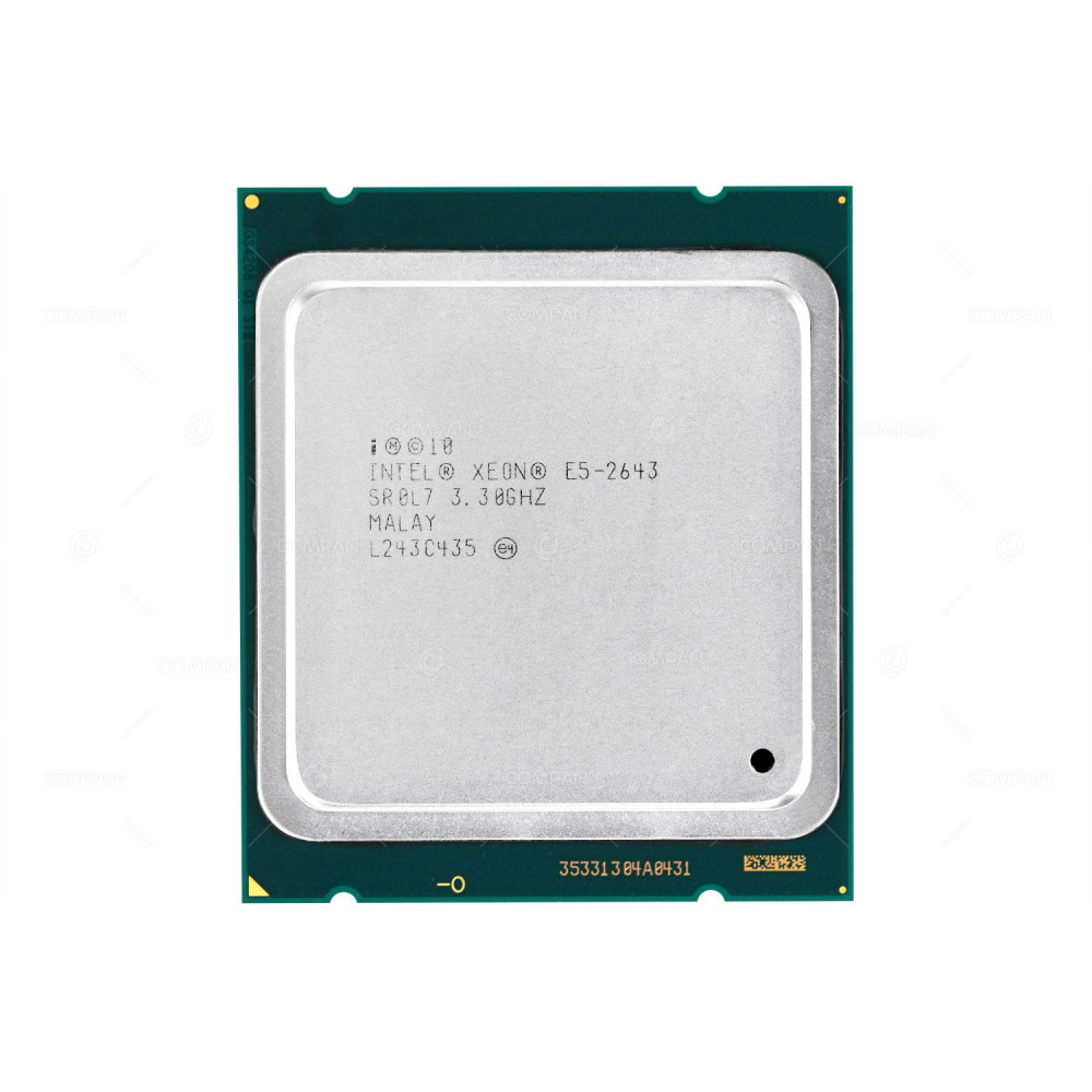 SR0L7 INTEL XEON E5-2643 3.30GHZ 6 CORE 10MB CACHE 130W LGA2011