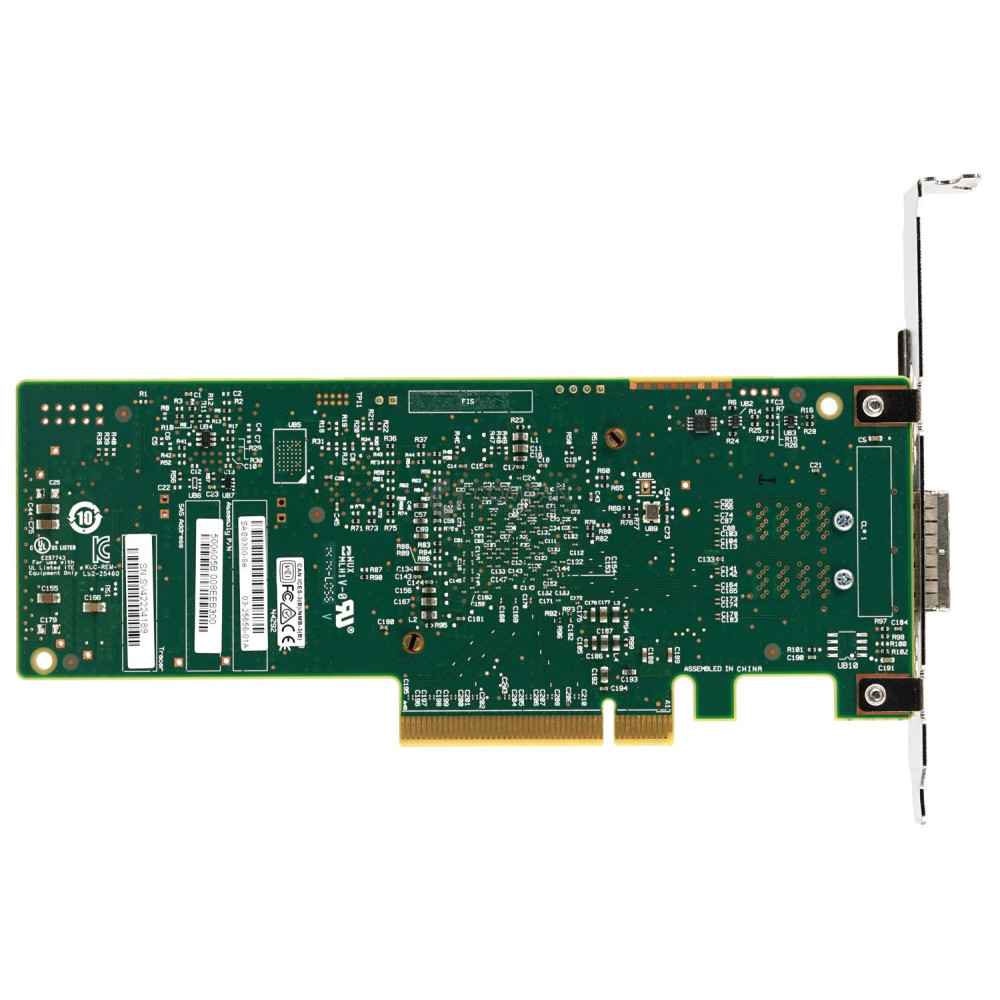 J91FN DELL LSI 9300-8E PCI-E 3.0 X8 DUAL PORT 12GB SAS  HBA HOST BUS ADAPTER