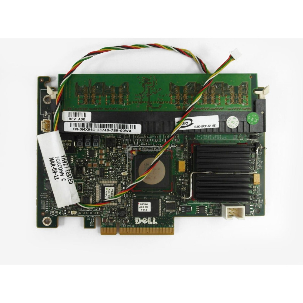MX961 DELL RAID CONTROLLER SAS 5/IR PCI-E ADAPTER - 0MX961