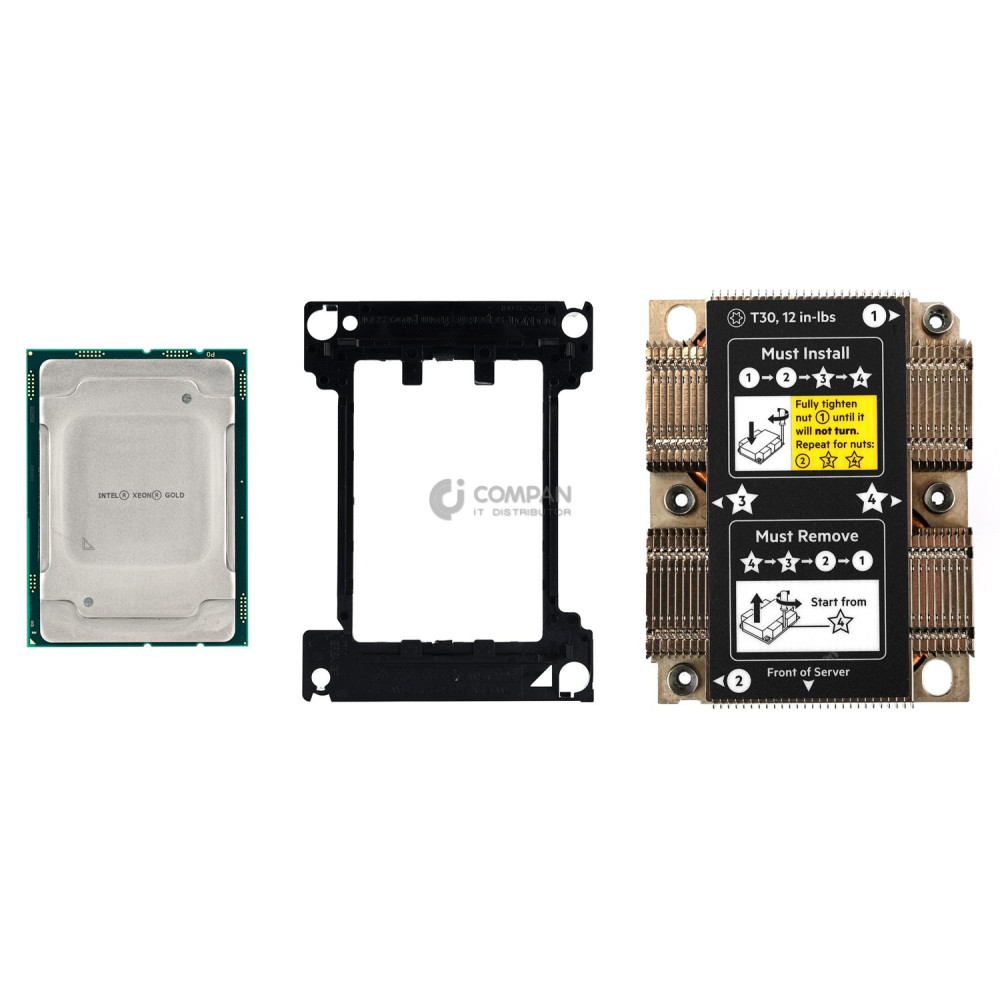 860663-L21 INTEL XEON GOLD CPU KIT 5118 12C 2.3GHZ FOR HPE PROLIANT DL360 G10 - 872452-001, SR3GF, 879628-001