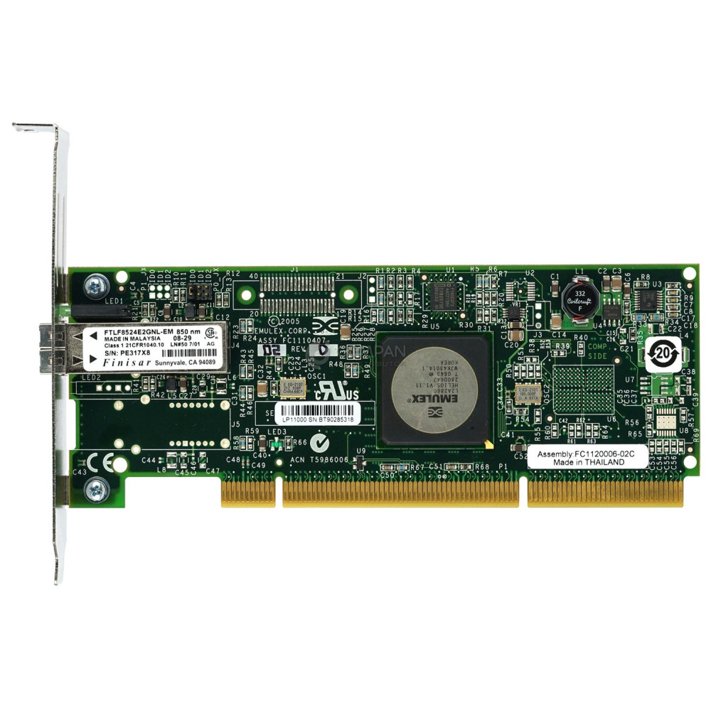 46K6840 IBM LP11000 PCI-X 1-PORT 4GB FIBRE CHANNEL CONTROLLER - 280E