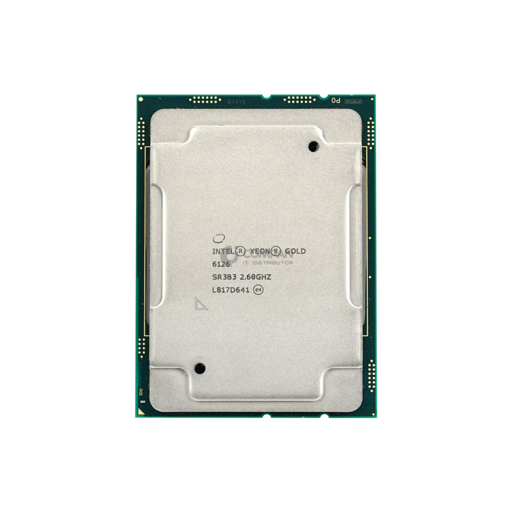 SR3B3 / INTEL XEON GOLD 6126 / 12-CORE / 2.60GHZ / 19.25MB / 125W / L3 CACHE