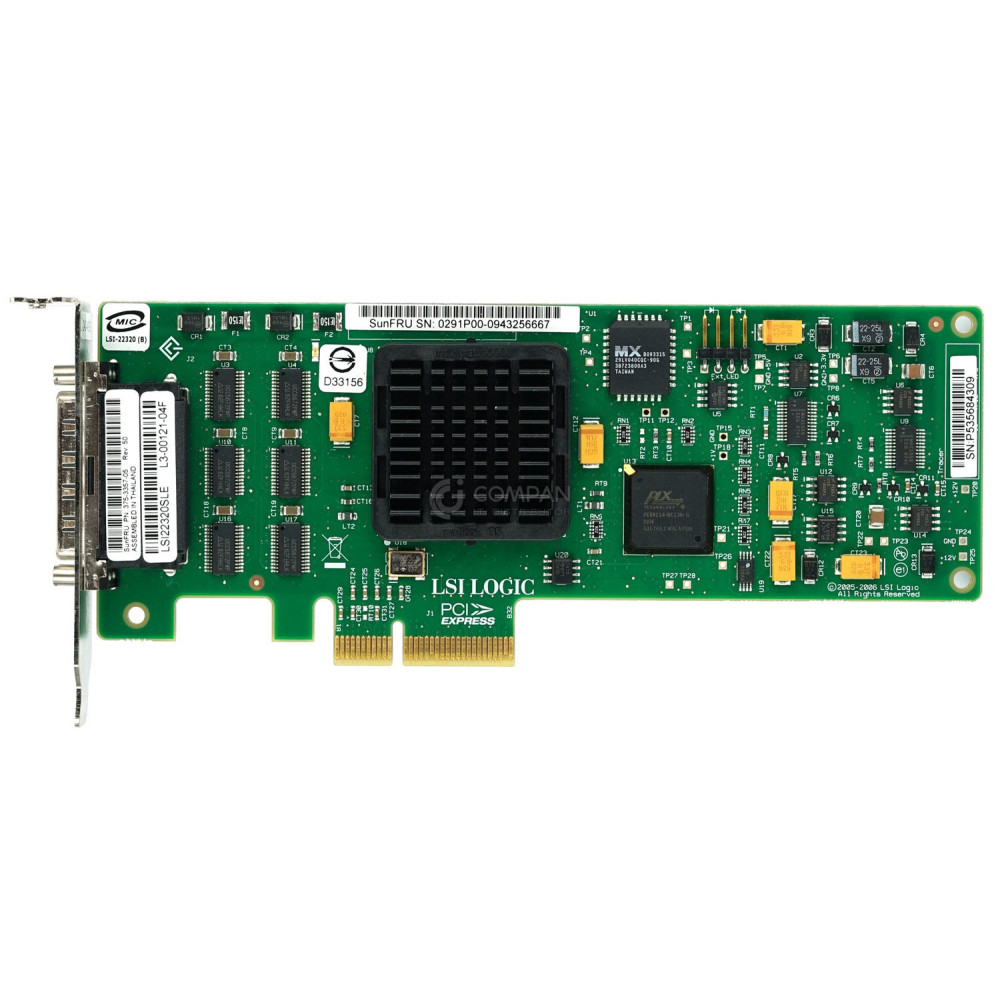 375-3357-05 SUN ORACLE LVD DUAL CHANNEL SCSI U320 CONTROLLER  PCI-E