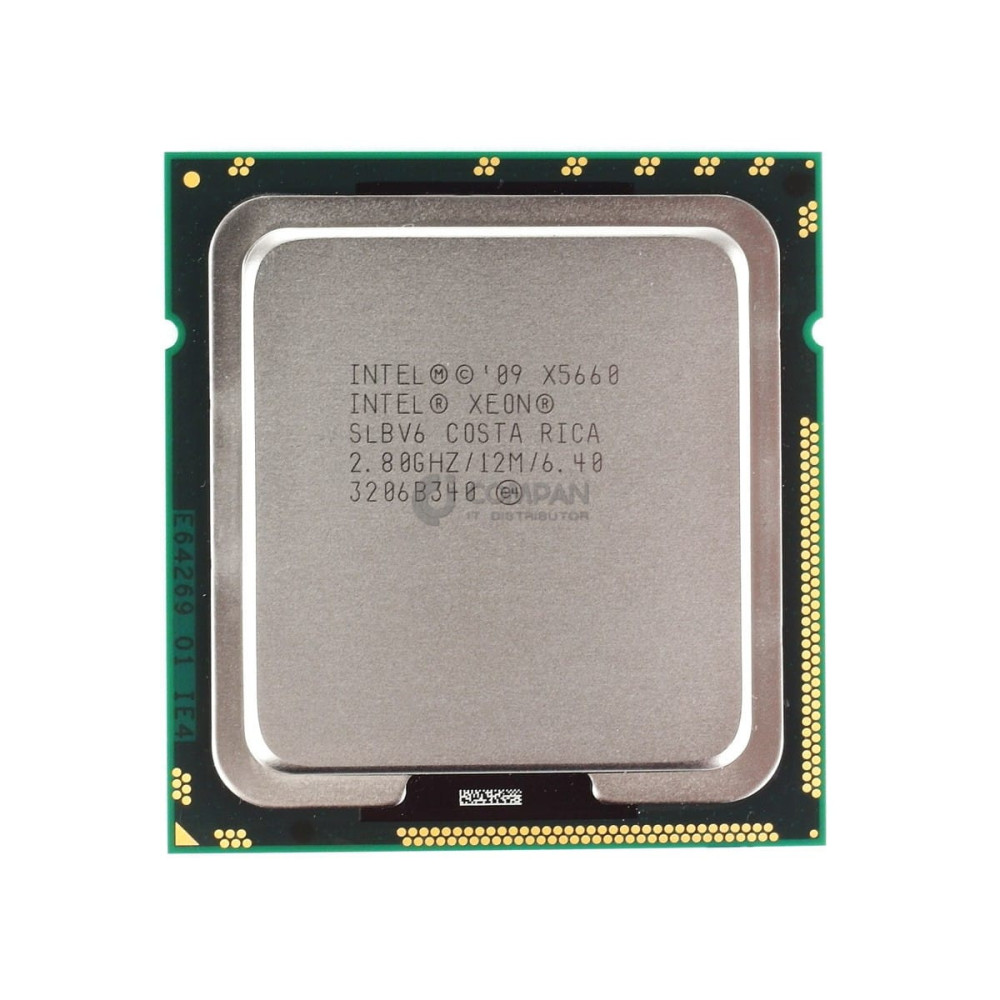 SLBV6 INTEL XEON X5660 2.80 GHZ 6CORE 12MB L3 CACHE 95W LGA1366