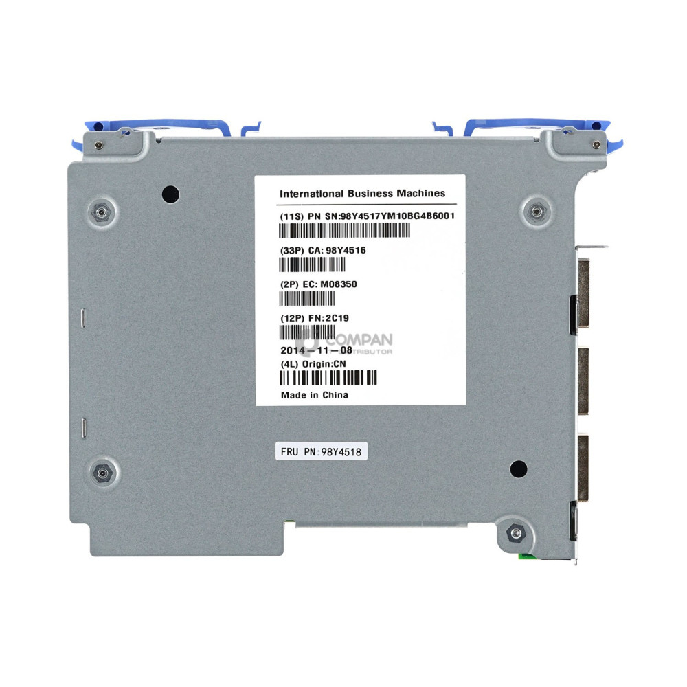 98Y4518 IBM PCI-E 2.0  3-PORT GX++ CONTROLLER FOR DS8870 PSERIES POWER7 - 98Y4516, 98Y4517, 2C19, 98Y2304, 98Y3065, 98Y3064