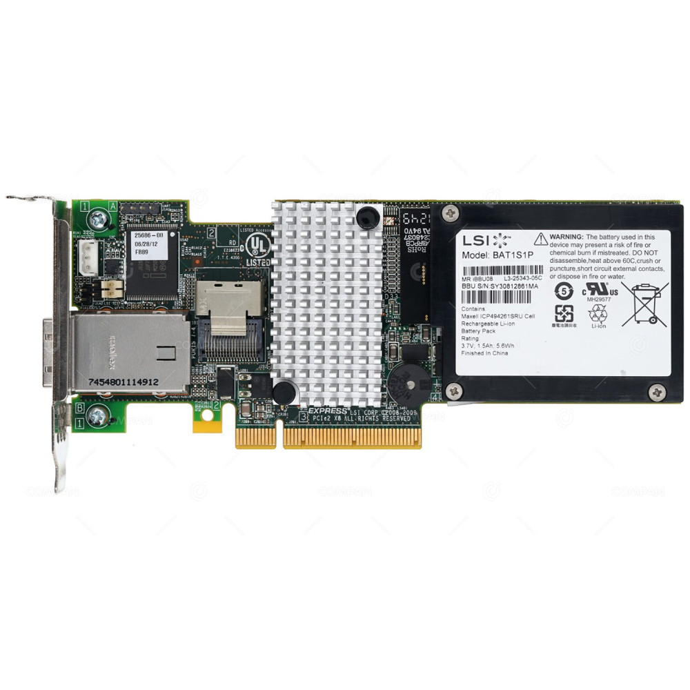 L3-25305-04B LSI MEGARAID 9280-414E SAS RAID CONTROLLER LOW PROFILE - SAS9280-414E