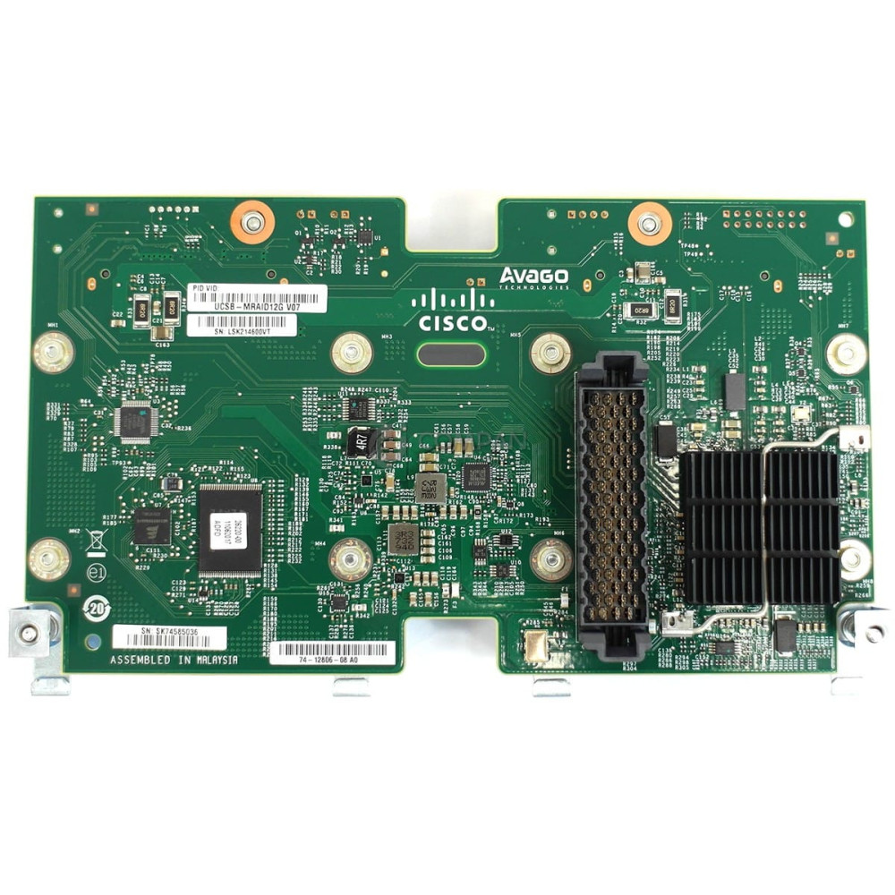 UCSB-MRAID12G CISCO FLEXSTORAGE 12G SAS RAID CONTROLLER WITH DRIVE BAYS - 12GB FOR UCS B200 M4 CTO - 800-41566-03