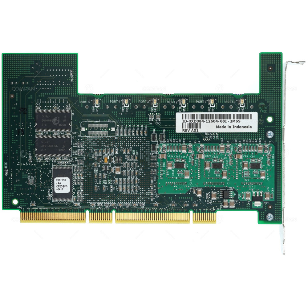 XD084 DELL RAID CONTROLLER BOARD CERC SATA 6 CHANNEL PCI-X - 0XD084