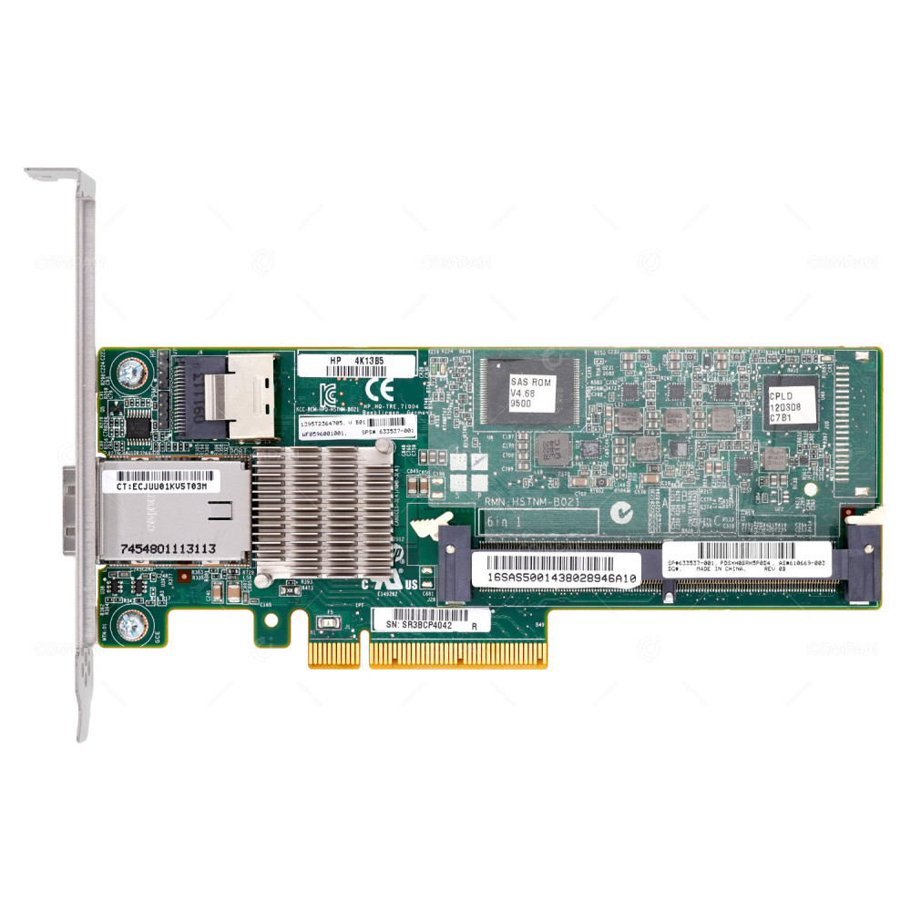 633537-001 / HP SMART ARRAY P222 512MB FBWC 1-PORT 6GB SAS CONTROLLER