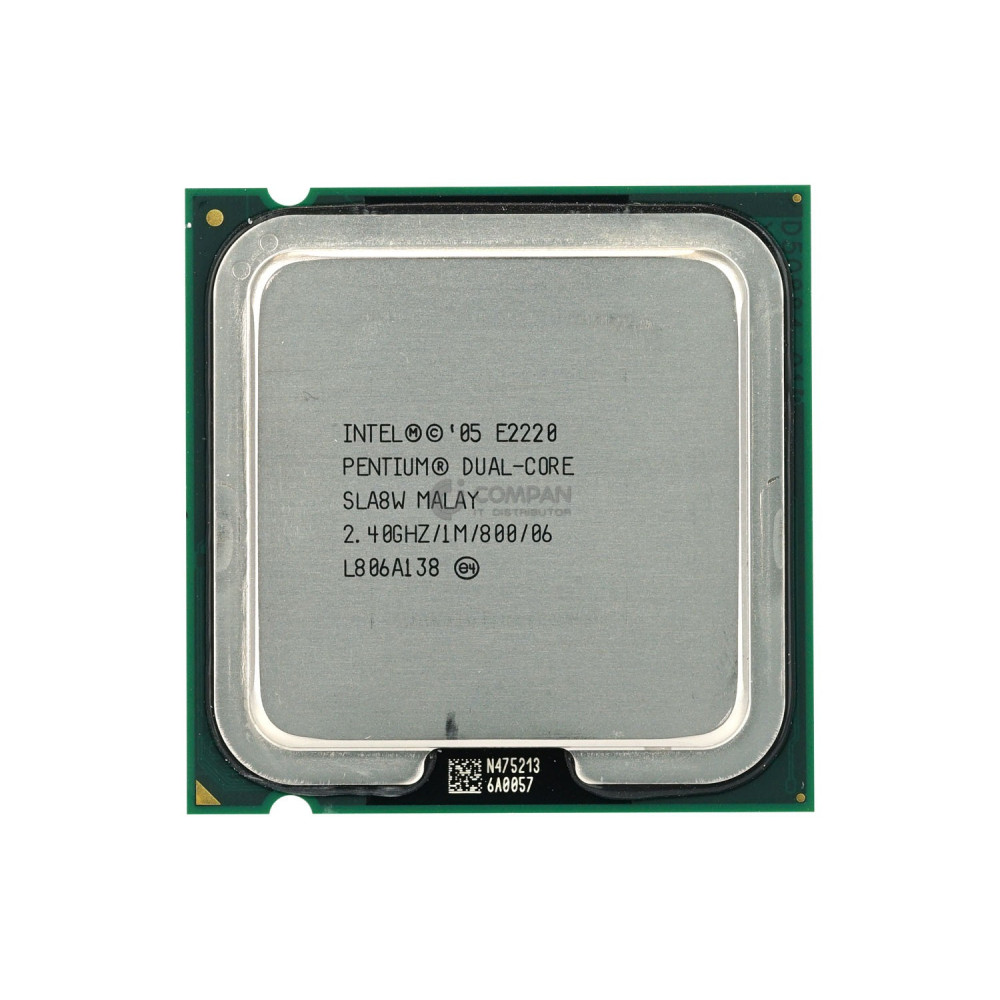 SLA8W INTEL PENTIUM E2220 DUAL-CORE 2,40 GHZ 1MB L2 800MHZ CACHE CPU
