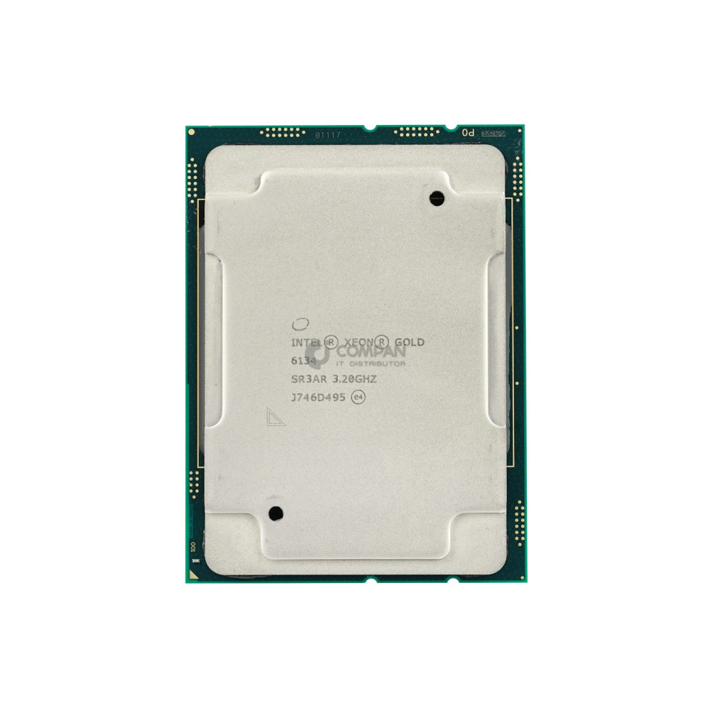 SR3AR INTEL XEON GOLD 6134 3.20GHZ 24.75MB CPU PROCESSOR 8 CORE CACHE SR3AR
