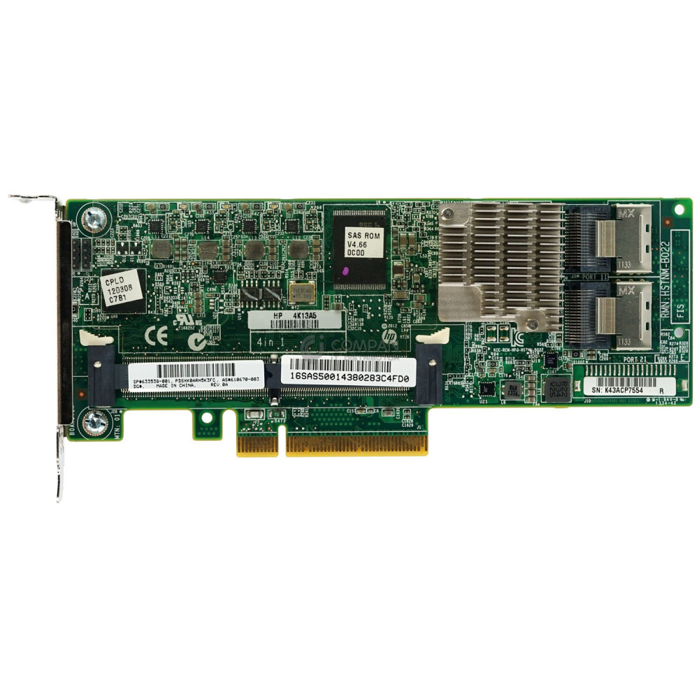 633538-001 LP HP SMART ARRAY P420 8-CH DUAL PORTS 6GB SAS CONTROLLER LOW PROFILE - 610670-003, 631670-B21