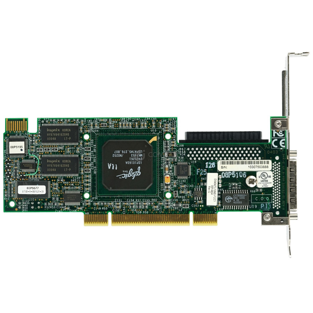 D040473-16NB-FSC1 FUJITSU 08P4464 ACCELERAID 160 SCSI 68-PIN CONTROLLER - 08P4464, 08P5577, A160-1-16NB-FSC1