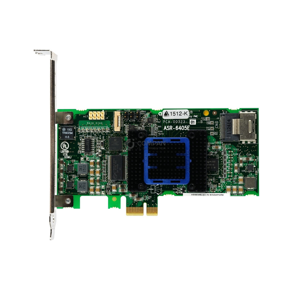 ASR-6405E ADAPTEC QUAD PORT 128MB SAS/SATA 6G  RAID CONTROLLER PCIE - TCA-00323-01