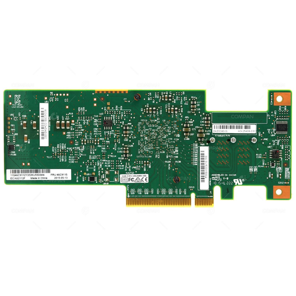 46C9115 IBM M1215 SAS SATA 12GB 8PORTS RAID CONTROLLER PCI-E - 46C9112