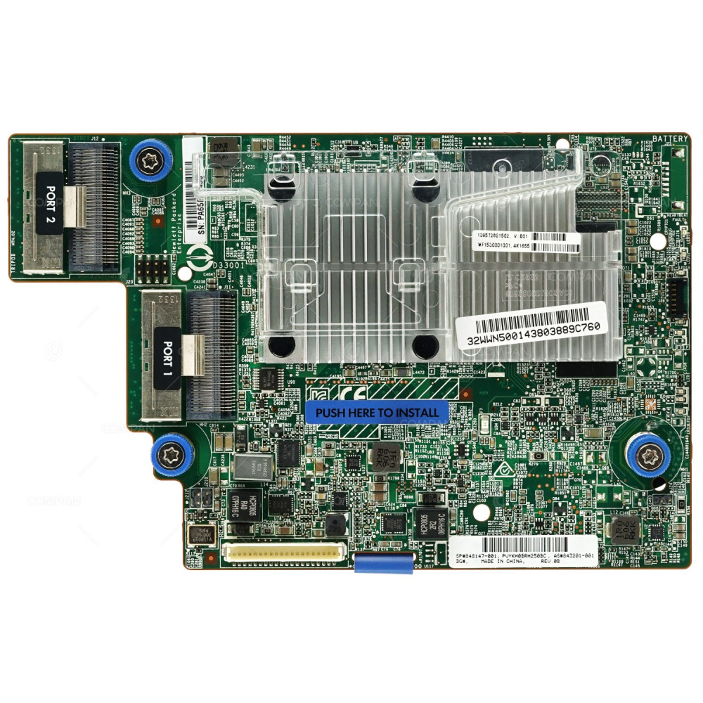848147-001 HP SMART ARRAY P840AR DUAL PORT 12GB PCIE 3X8 INTERNAL SAS CONTROLLER 843199-B21, 843201-001