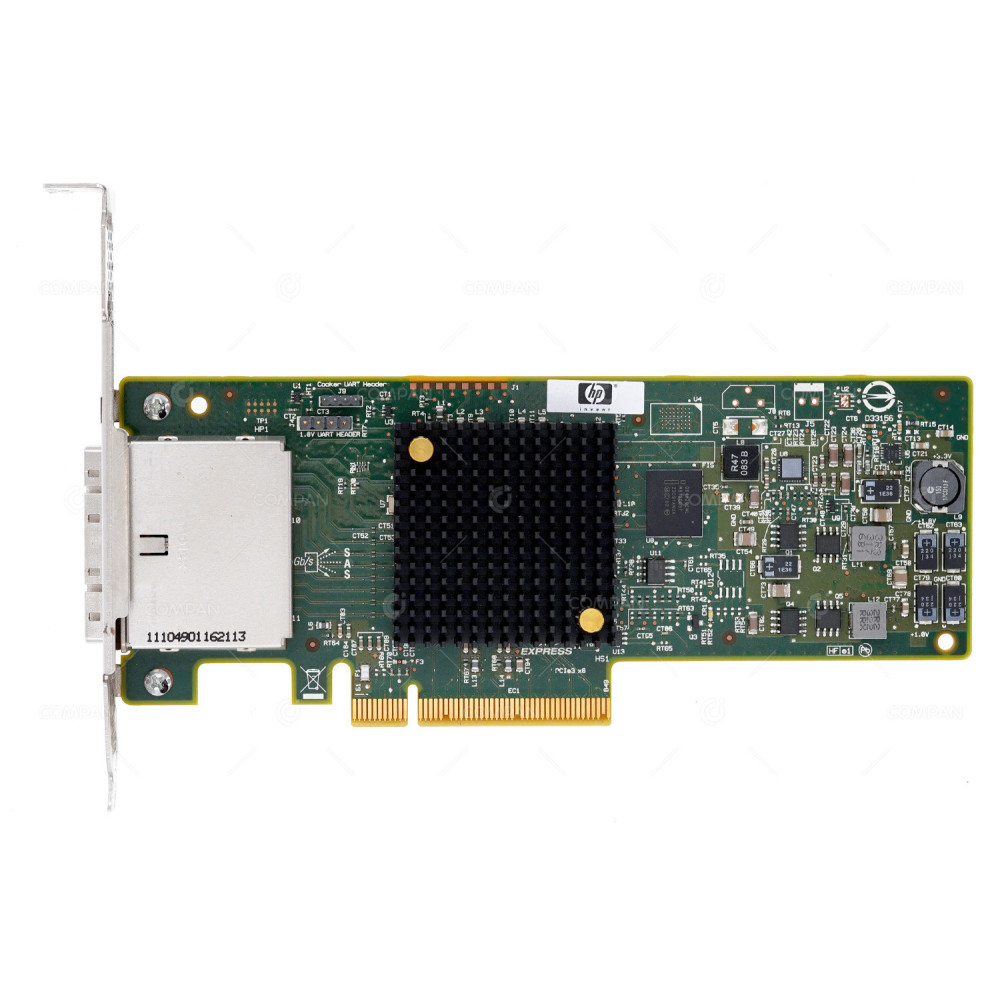 660087-001 HP H221 6GB DUAL PORT PCI-E 2.0 X8 SAS SATA HOST BUS ADAPTER HBA