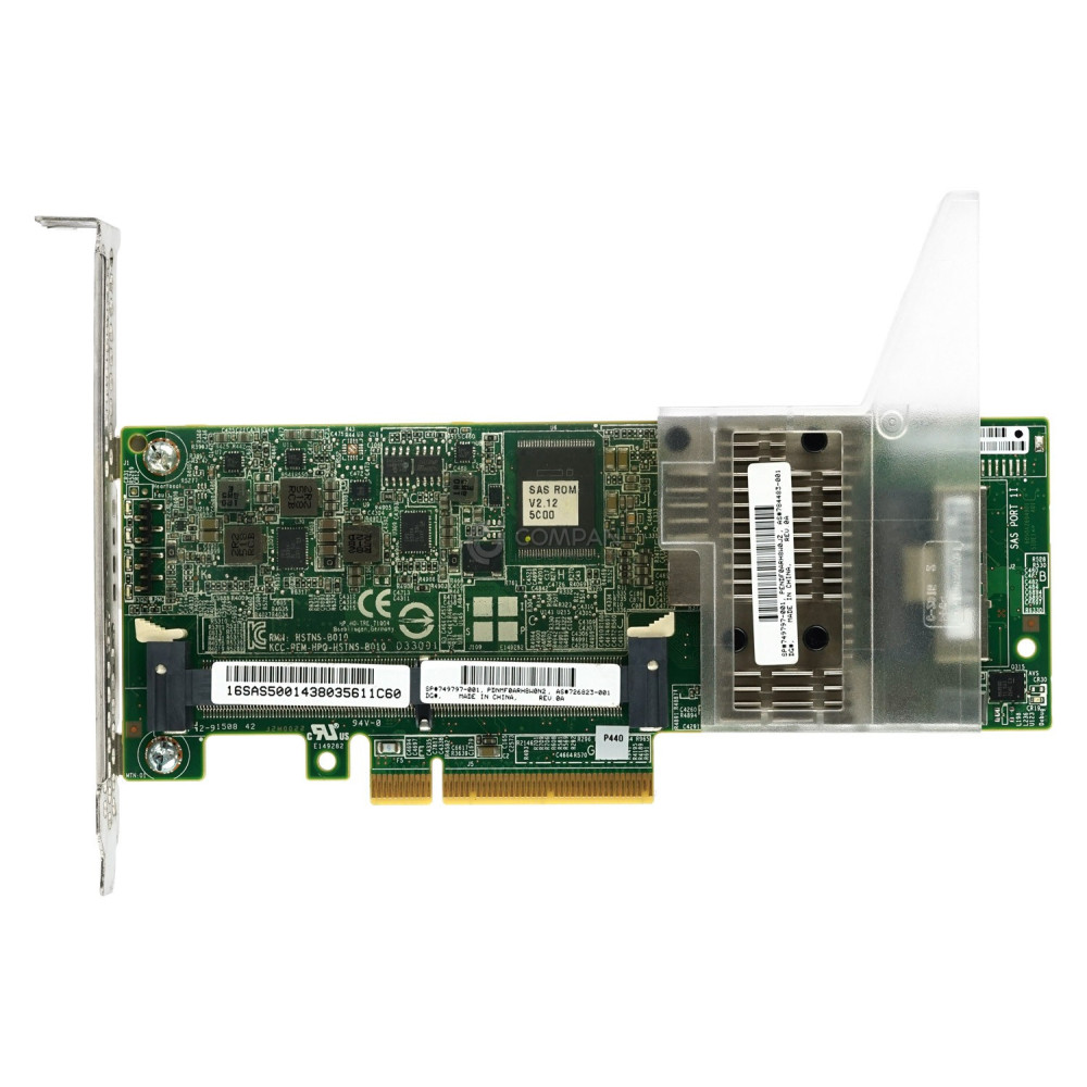 749797-001 HP SMART ARRAY P440 0GB FBWC 12GB 2-PORT PCI-E SAS CONTROLLER  784483-001, 784621-001, 726823-001, 726821-B21