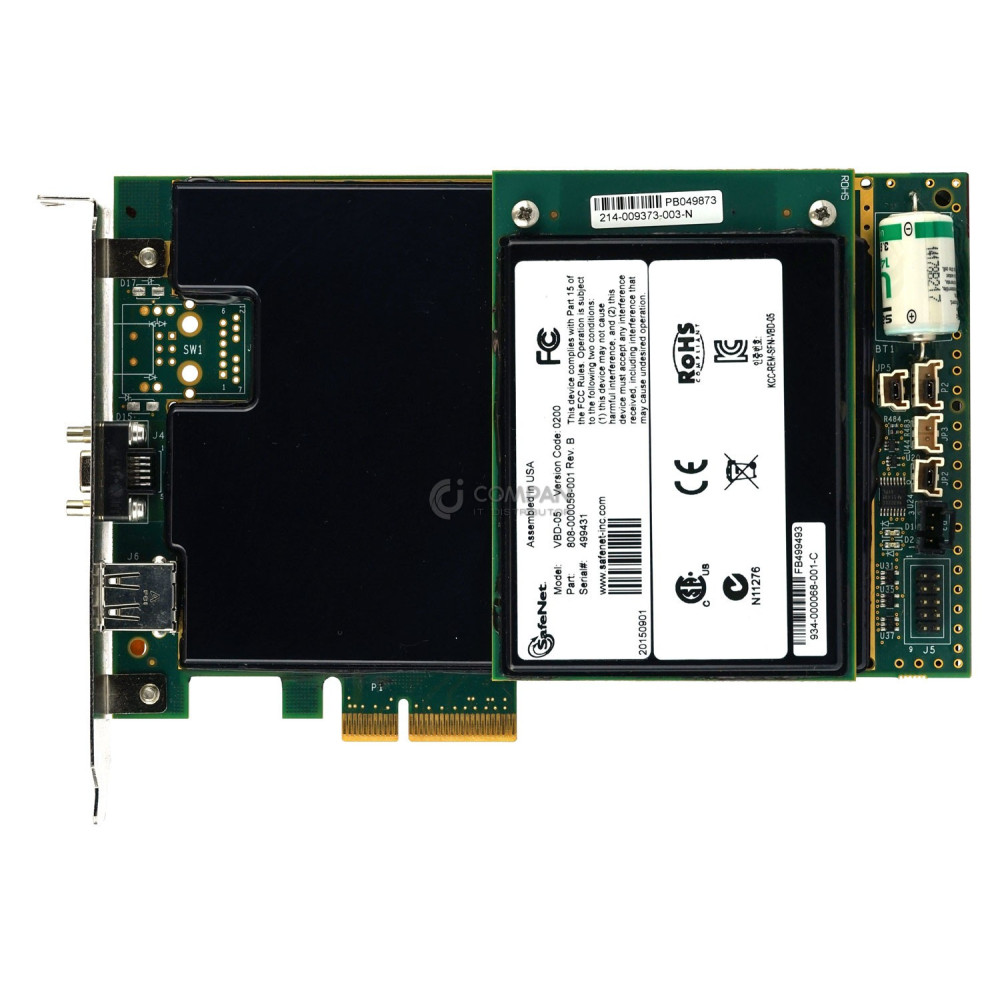 808-000058-001 SAFENET HARDWARE SECURITY MODULE PCIE VBD-05,  808-00015-003-C, 214-010000-09-B, 934-000068-001-C