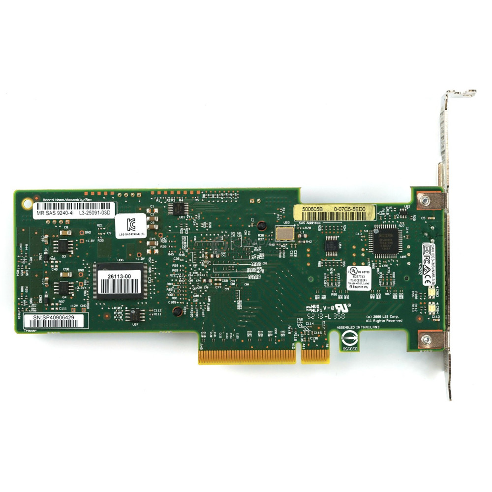L3-25091-03D LSI MEGARAID SAS 9240-4I 4-PORT PCIE 6GB SAS/SATA RAID CONTROLLE 9240-4I