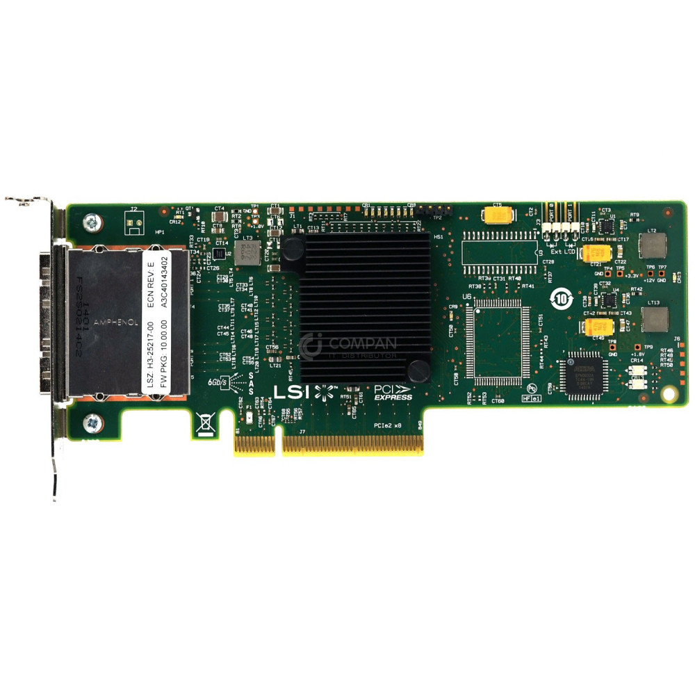 SAS9200-8E LP LSI LOGIC SAS 9200-8E 8 PORT PCI-E SAS  CONTROLLER LOW PROFILE -