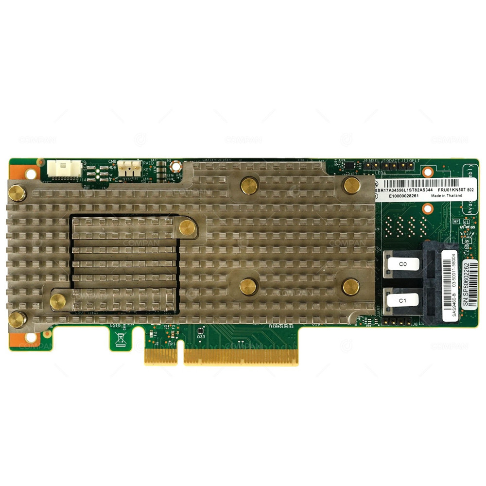01KN507 LENOVO 930-8I 12GB SATA SAS PCIE 3.0 X8 2GB FLASH RAID CONTROLLER FOR THINKSYSTEM