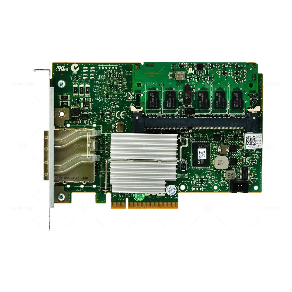 87V49 DELL PERC H800 6G PCI-E 2.0 SAS RAID CONTROLLER WITH 512 MB CACHE G10