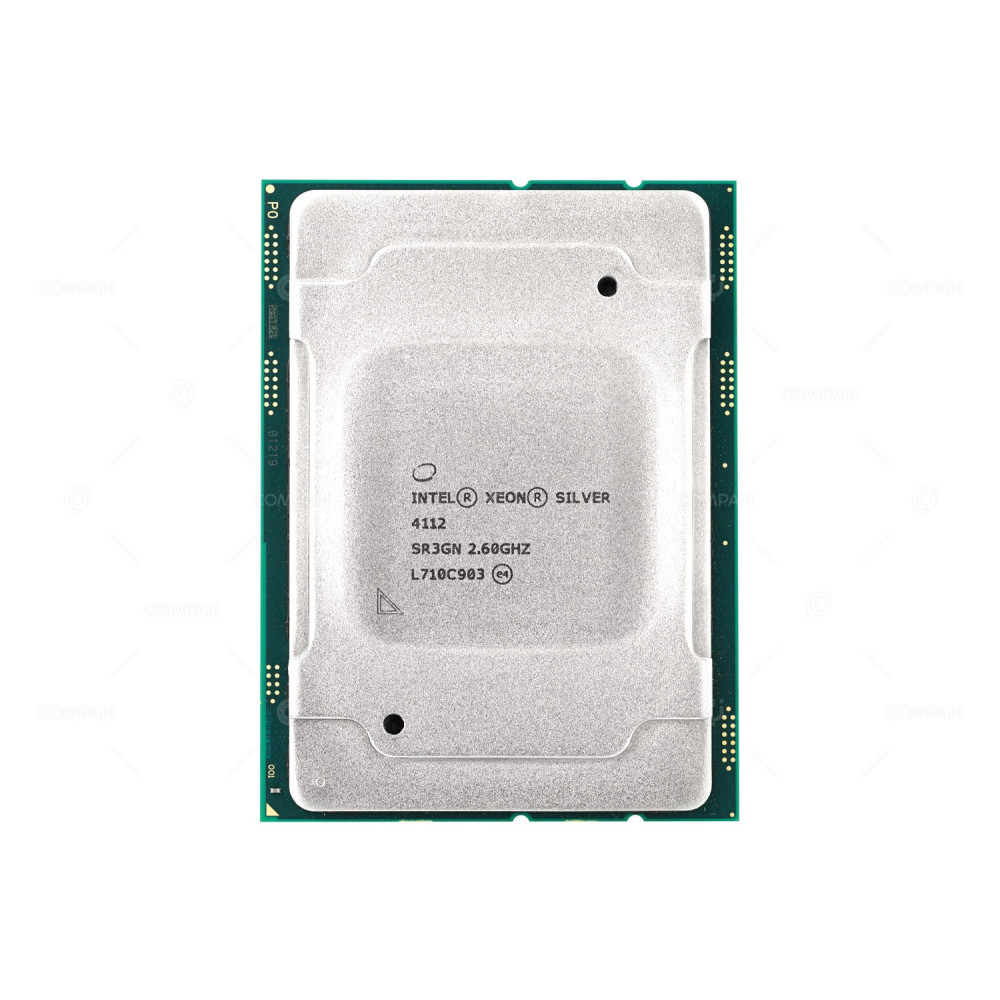 SR3GN INTEL XEON SILVER 4112 / 2.6 GHz / 4-CORE / 8.25MB CACHE / 85W / LGA3647