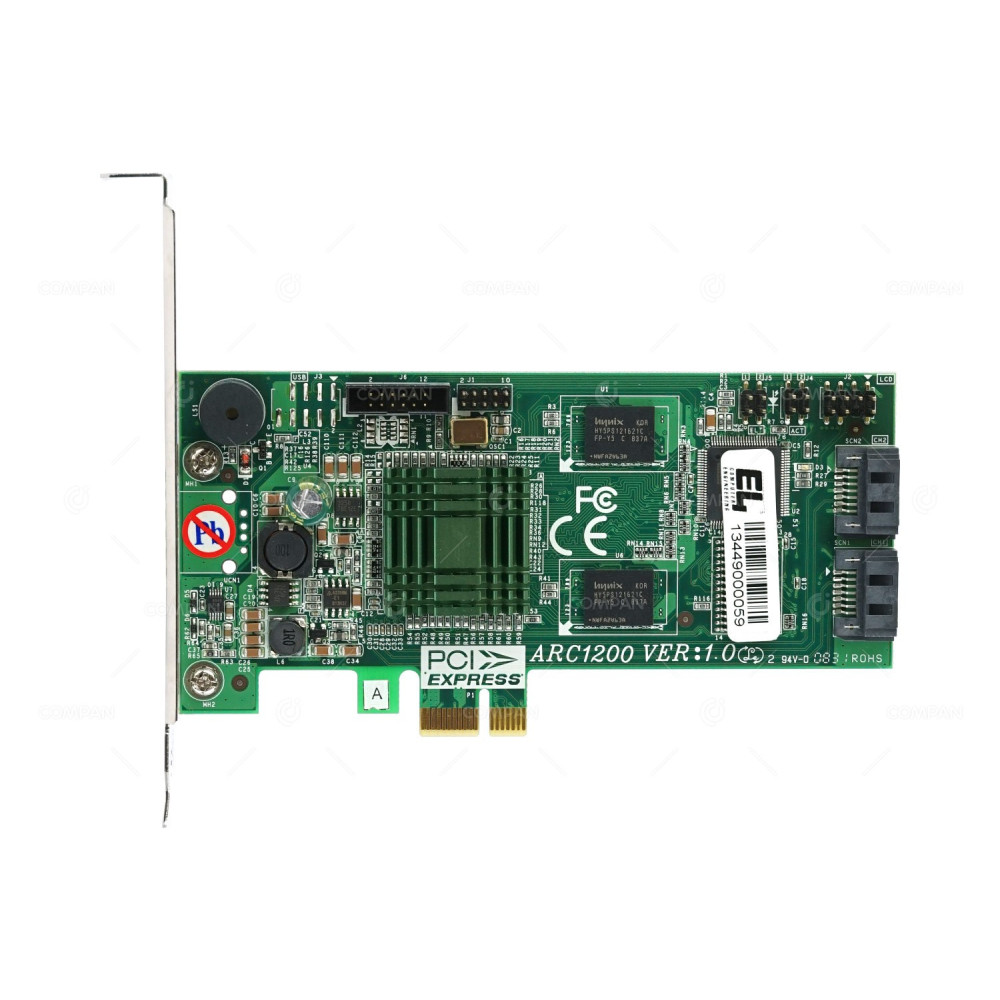 ARC1200 ARECA DUAL PORT SATA II PCI-E RAID CONTROLLER