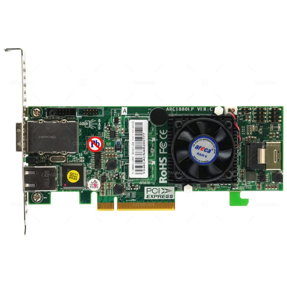 ARC1880LP ARECA PCI-E 6G SAS RAID CONTROLLER