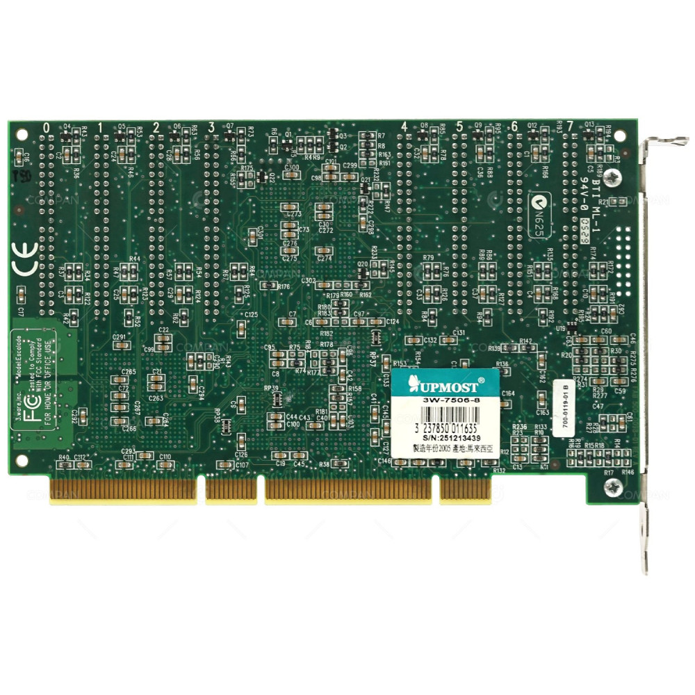 3W-7506-8 3WARE ESCALADE 8 PORT 64 BIT PCI IDE RAID CONTROLLER 700-0119-01, A6F9