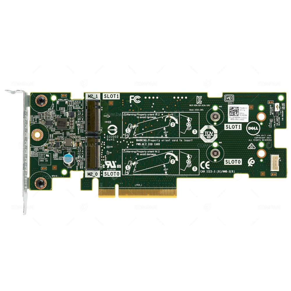 K4D64 DELL 2X PCI-E M.2 BOSS SATA CONTROLLER LP FOR DELL R440 G14 0K4D64