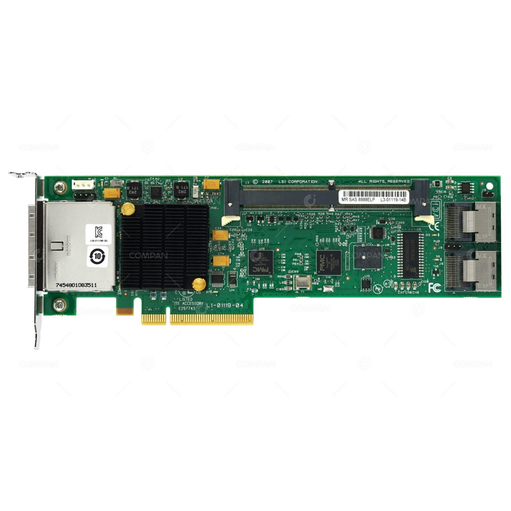 L3-01119-14B LSI LOGIC 8888ELP MEGARAID SAS 3GBPS PCIE X8 RAID CONTROLLER 8888ELP