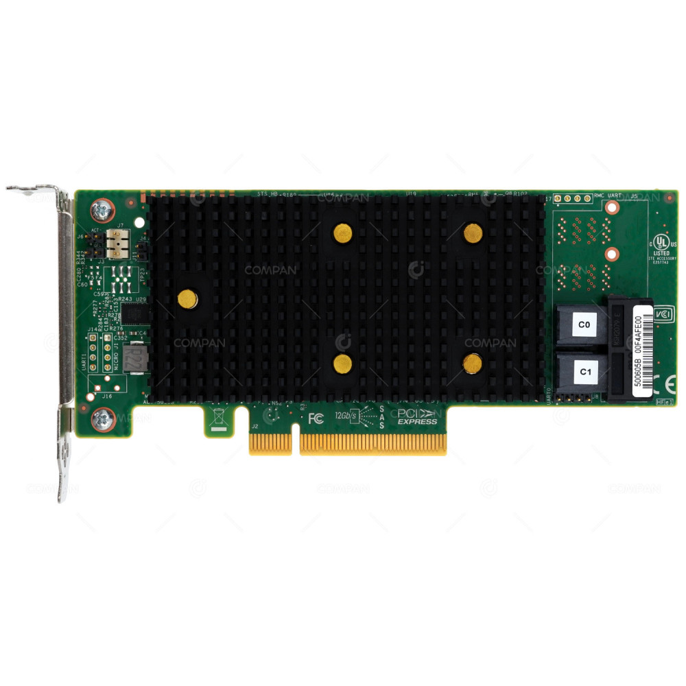 02JG102 LP IBM LENOVO 530-8I 12G SAS 8 PORT RAID CONTROLLER LOW PROFILE FOR THINKSYSTEM 7Y37A01082, E10000044834, 03-50008-34001, 530-8I