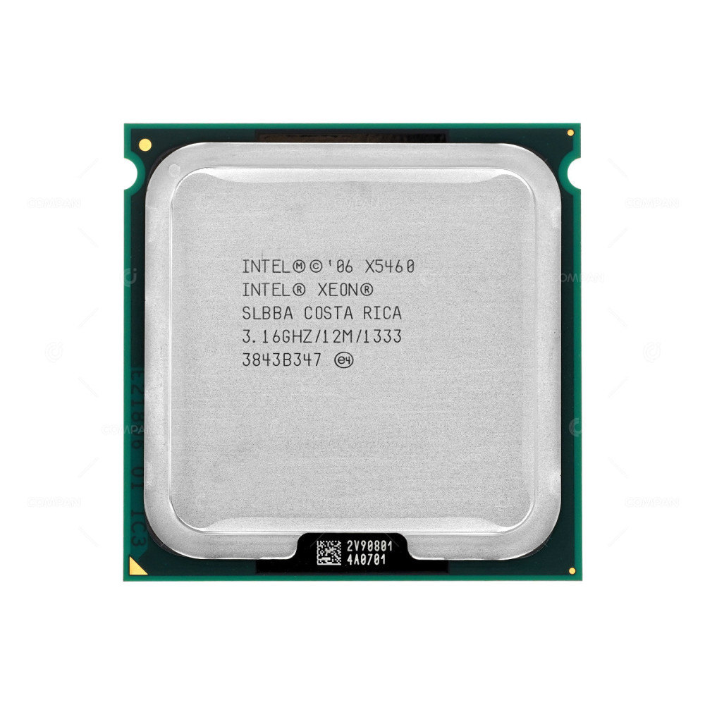 SLBBA INTEL XEON X5460 3.16GHZ 4 CORE 12MB L2 CACHE 120W TDP LGA771