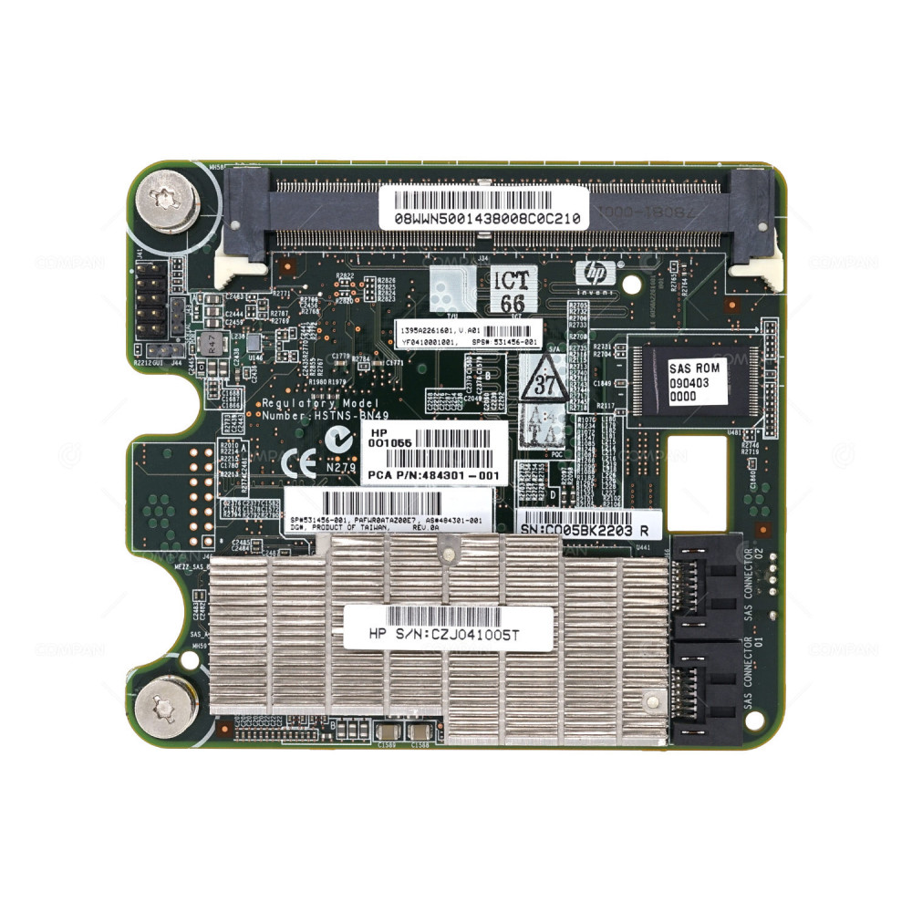531456-001 HP P712M 6G DUAL PORT SAS SATA RAID CONTROLLER FOR BL490C G6 G7 484301-001, 484299-B21