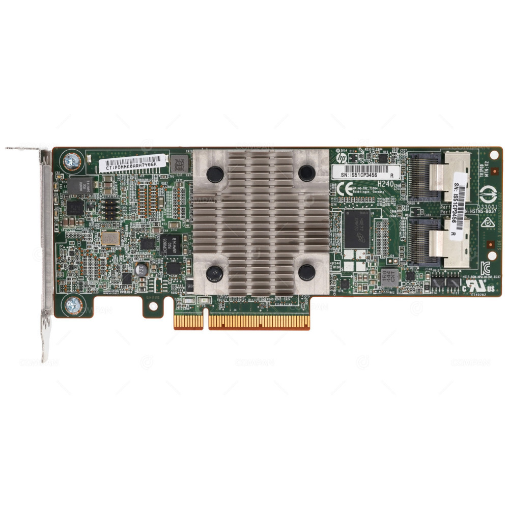 779134-001 LP HP H240 12G DUAL PORT HBA CONTROLLER LOW PROFILE 726909-001, 726907-B21, 726907-B21