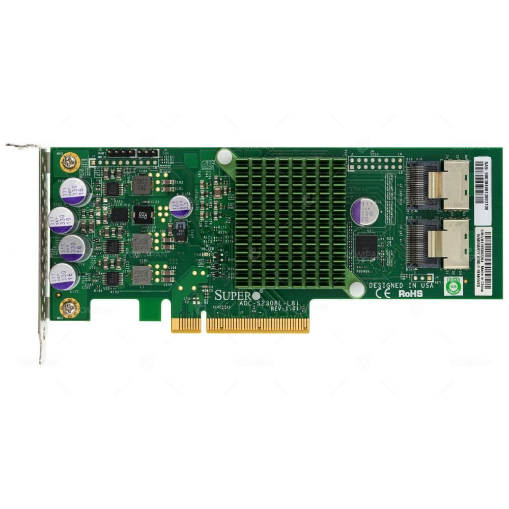 AOC-S2308L-L8I-LP SUPERMICRO 6G SAS PCIE 3.0 X8 RAID CONTROLELR LOW PROFILE -