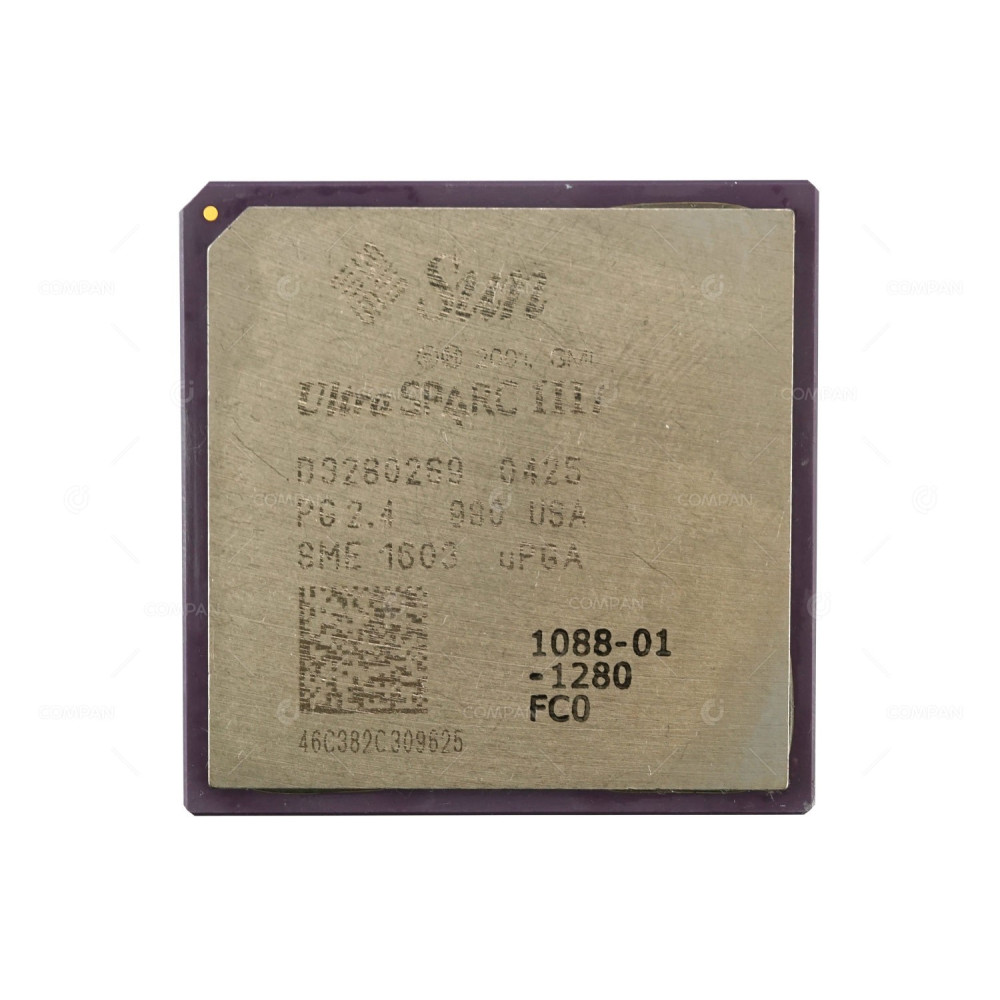1088-01-1280 SUN ULTRA SPARC IIII PG 2.4 SME 1603 UPGA CACHE 1088-01-1280 FC0, D3350233, D3280269