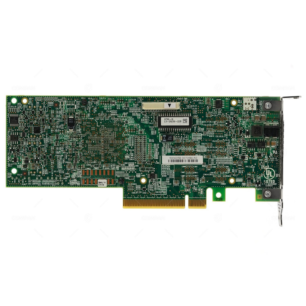 L3-25239-22B LP LSI LOGIC MEGARAID 9750-8I 6G  PCI-E 2.0 X8 SATA SAS RAID CONTROLLER LOW PROFILE 9750-8I