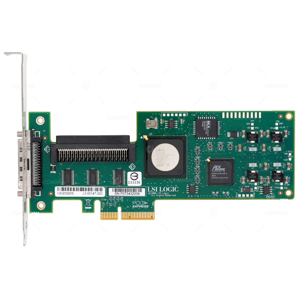 NU947 DELL LSI203220IE SCSI PCIE CONTROLLER U320 0NU947, L3-00147-02C, LSI203220IE