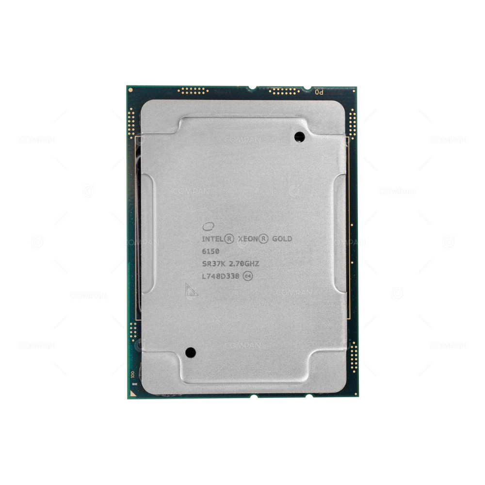 SR37K INTEL XEON GOLD 6150 CPU PROCESSOR 18 CORE 2.70GHZ 24.75MB 165W L3 CACHE FCLGA3647
